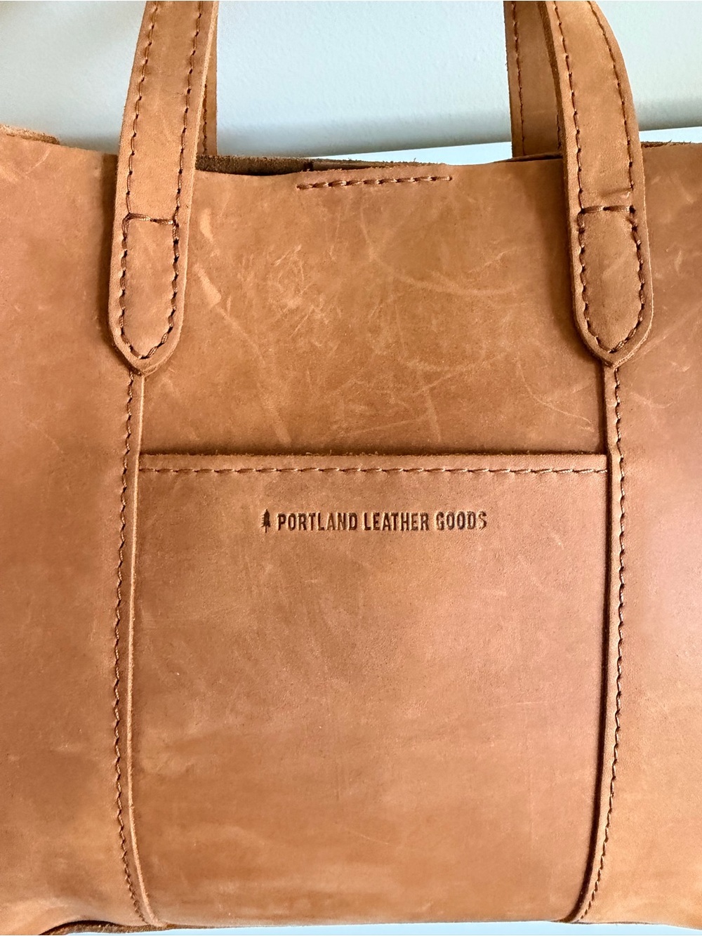 Portland Leather Lola Tote Bag in Dakota - Picture 8 of 8